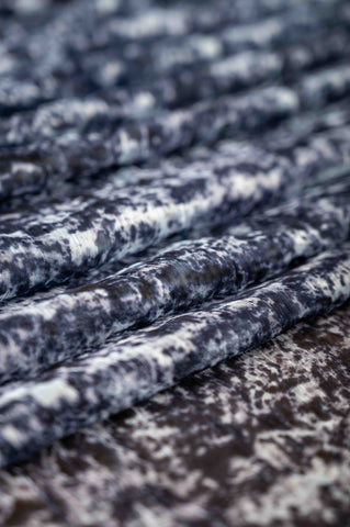 Blue And White Small Width Chiffon Fabric