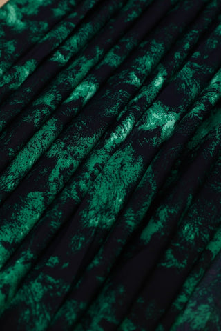 Dark Green Small Width Crepe Fabric