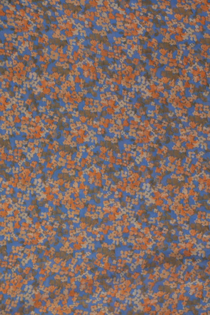 Multi Colour Small Flowers Big width Georgette Fabric