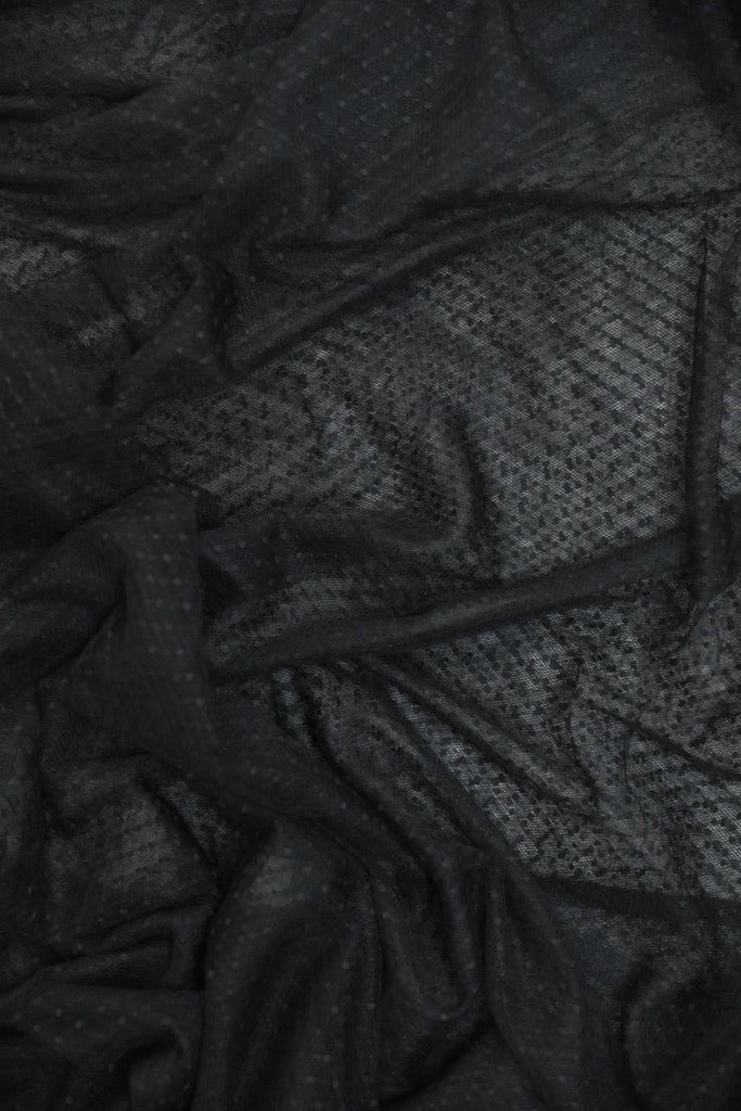 Black Net Fabric 2