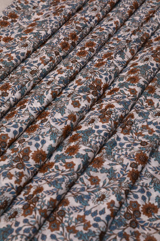 Multi coloured Floral Cotton Fabric